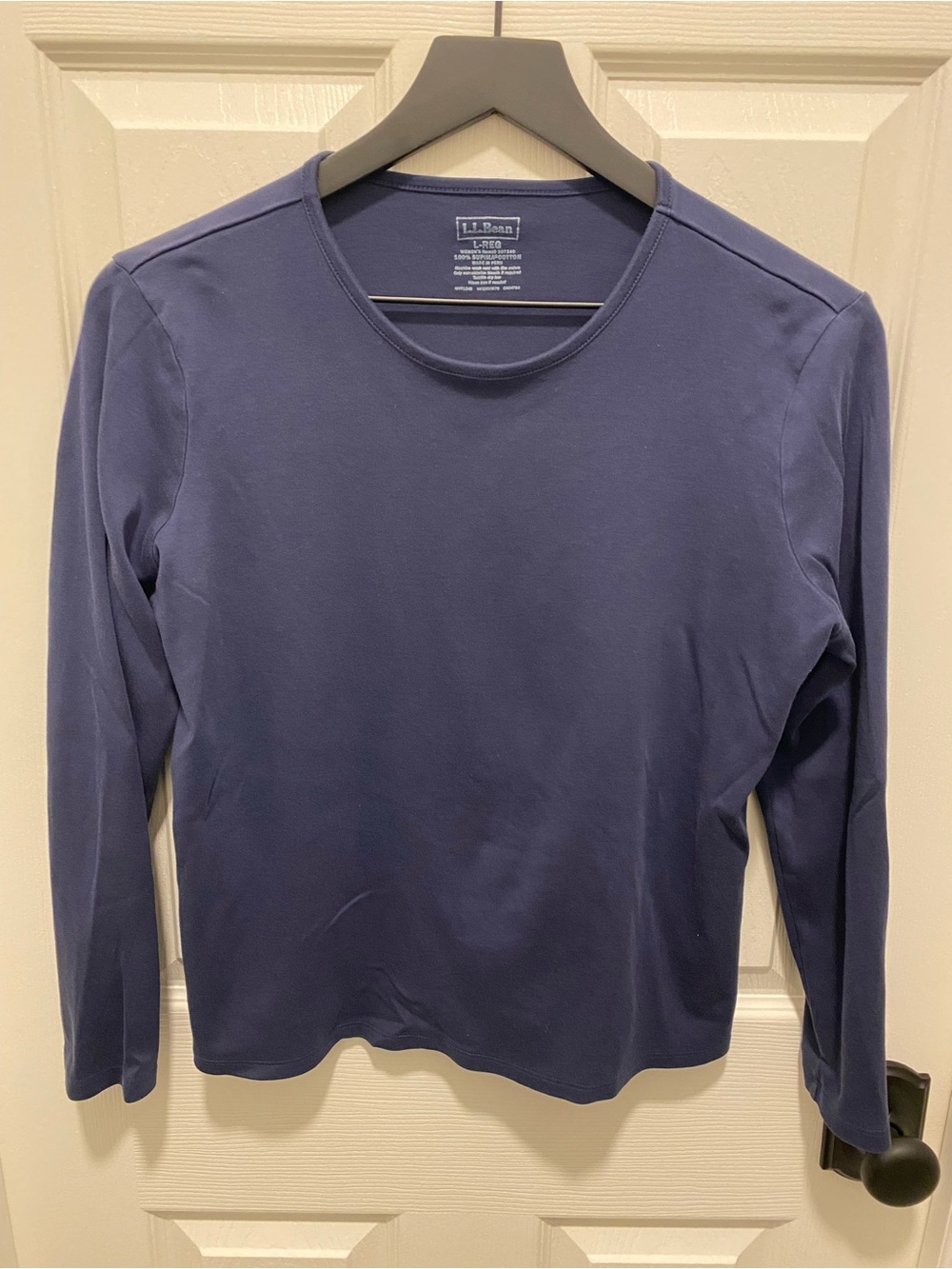 L.L.Bean Women's Crewneck Tee - Navy